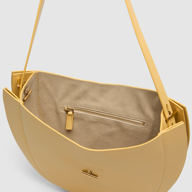 MINOBOSSI Borse LIZZIE IN VITELLO LISCIO   banana