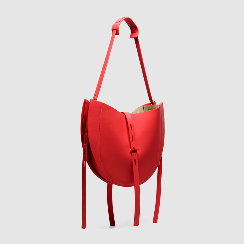 MINOBOSSI Borse LIZZIE IN VITELLO LISCIO   rosso