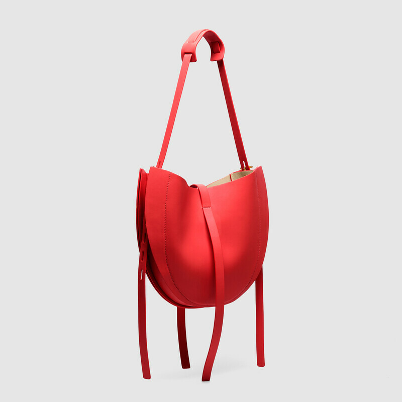 MINOBOSSI Borse LIZZIE IN VITELLO LISCIO   rosso