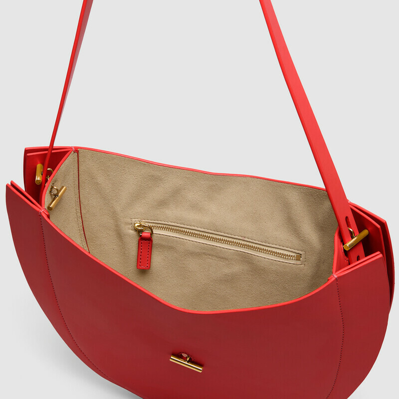 MINOBOSSI Borse LIZZIE IN VITELLO LISCIO   rosso