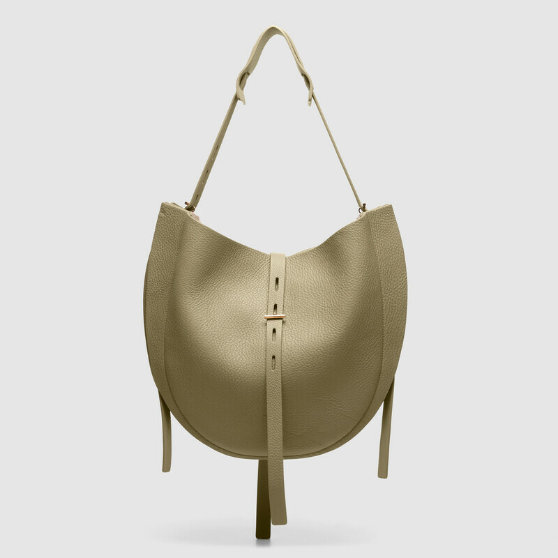 MINOBOSSI Borse LIZ IN VITELLO GRANATO   verde malva