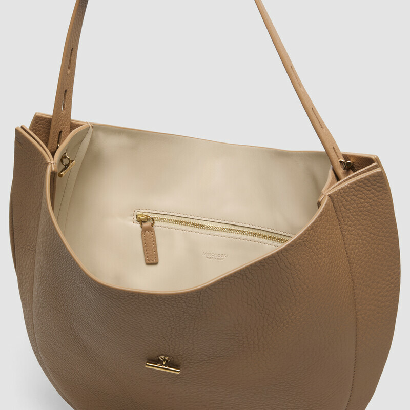 MINOBOSSI Borse LIZ IN VITELLO GRANATO   rose gold