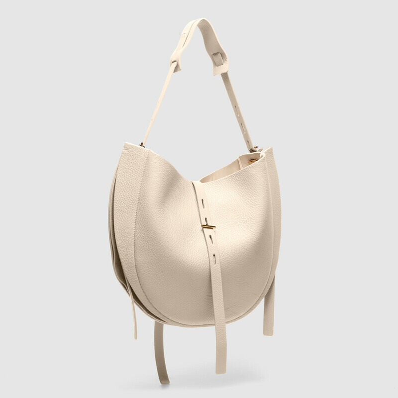 MINOBOSSI Borse LIZ IN VITELLO GRANATO   latte