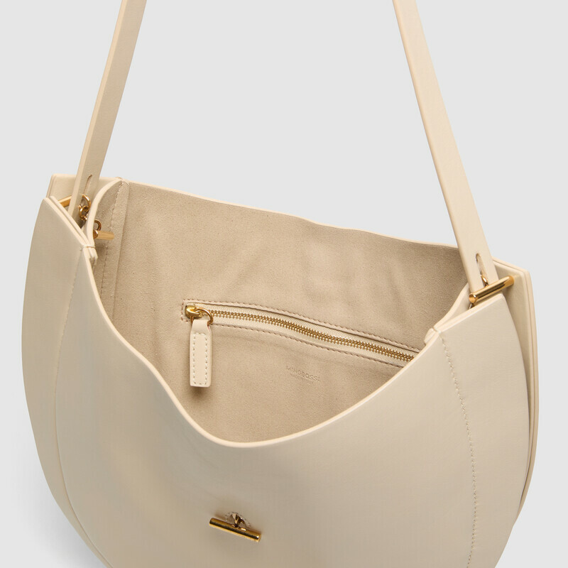 MINOBOSSI Borse Liz in vitello liscio   latte