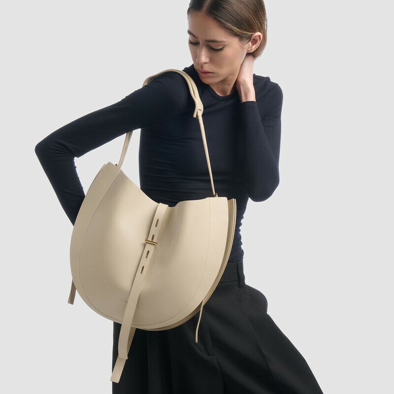 MINOBOSSI Borse Liz in vitello liscio   latte