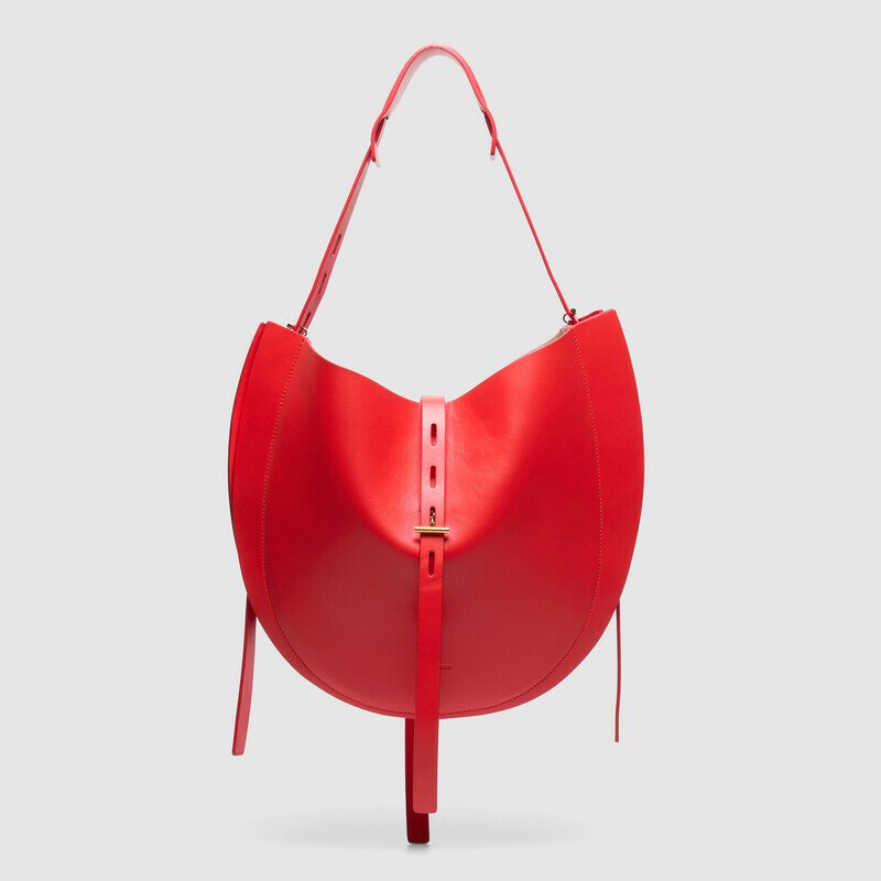 MINOBOSSI Borse Liz in vitello liscio   rosso