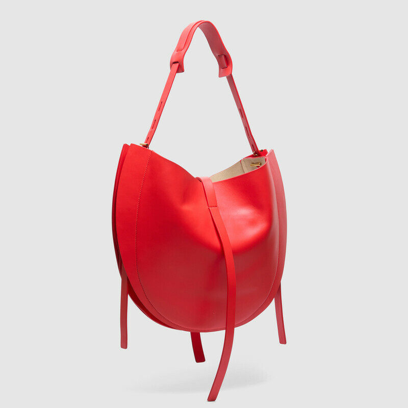 MINOBOSSI Borse Liz in vitello liscio   rosso