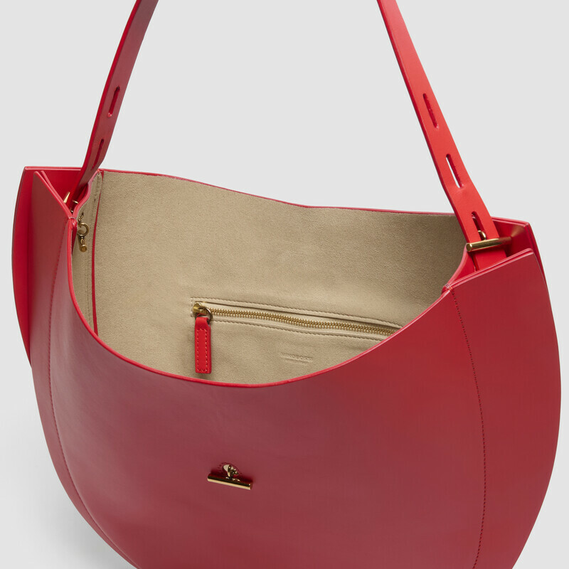 MINOBOSSI Borse Liz in vitello liscio   rosso