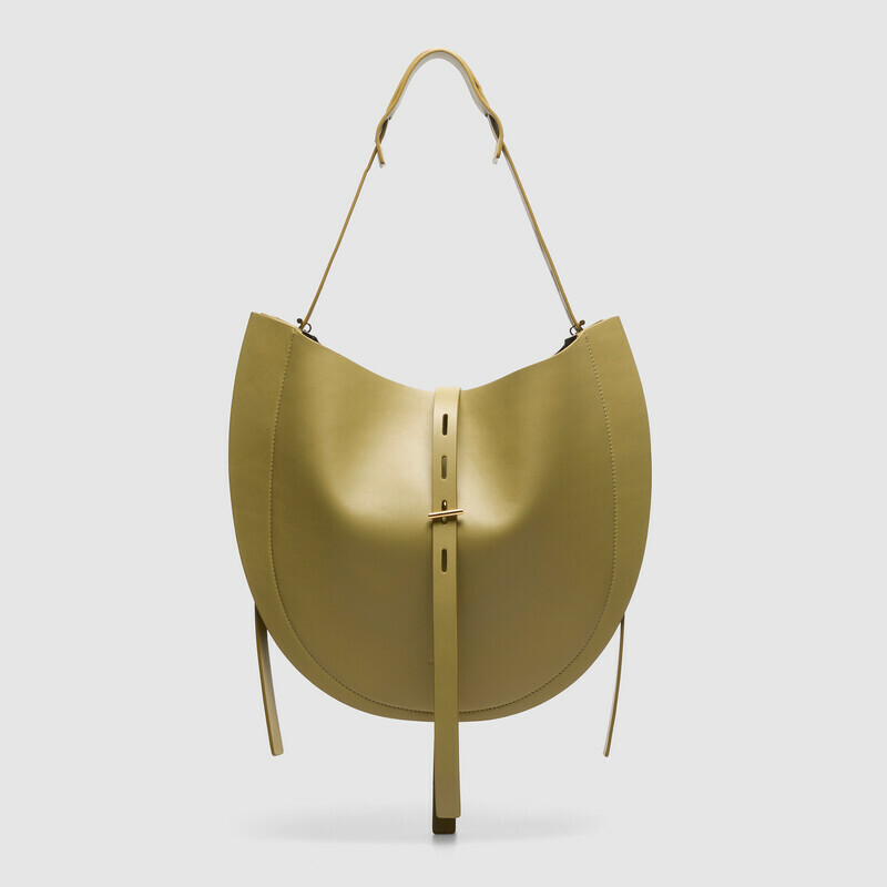 MINOBOSSI Borse Liz in vitello liscio   verde malva