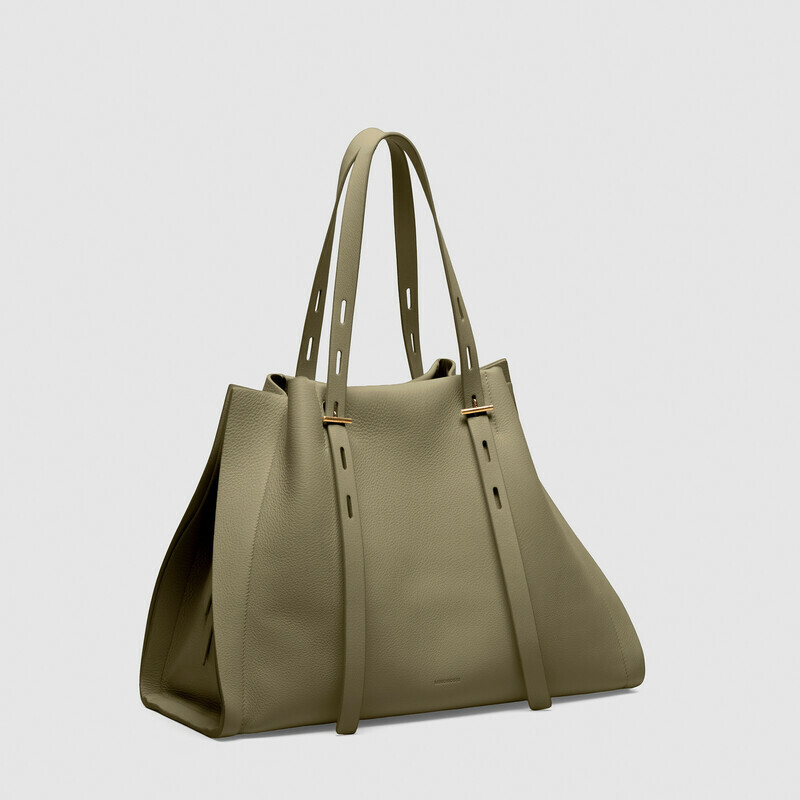 MINOBOSSI Borse PAULA IN VITELLO GRANATO   verde malva