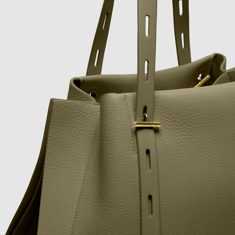 MINOBOSSI Borse PAULA IN VITELLO GRANATO   verde malva