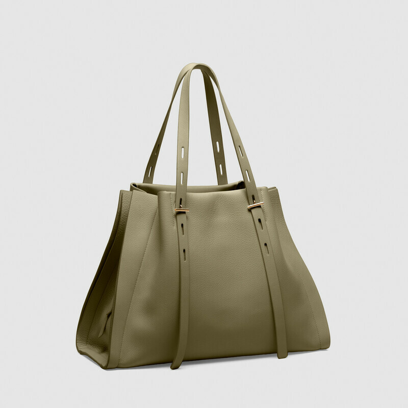 MINOBOSSI Borse PAULA IN VITELLO GRANATO   verde malva