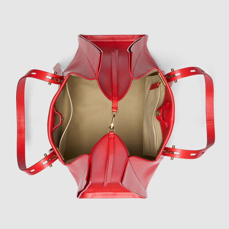 MINOBOSSI Borse PAULA IN VITELLO LISCIO   rosso