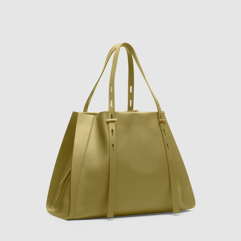 MINOBOSSI Borse PAULA IN VITELLO LISCIO   verde malva