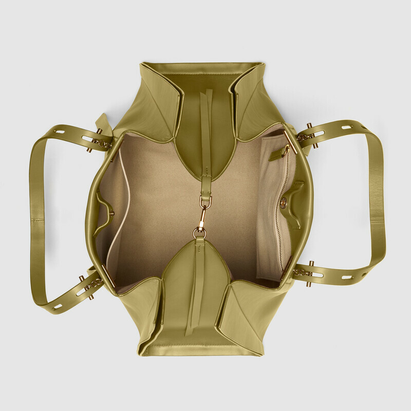 MINOBOSSI Borse PAULA IN VITELLO LISCIO   verde malva