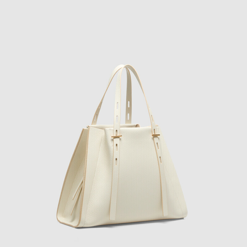 MINOBOSSI Borse PAULETTE IN VITELLO GRANATO   latte