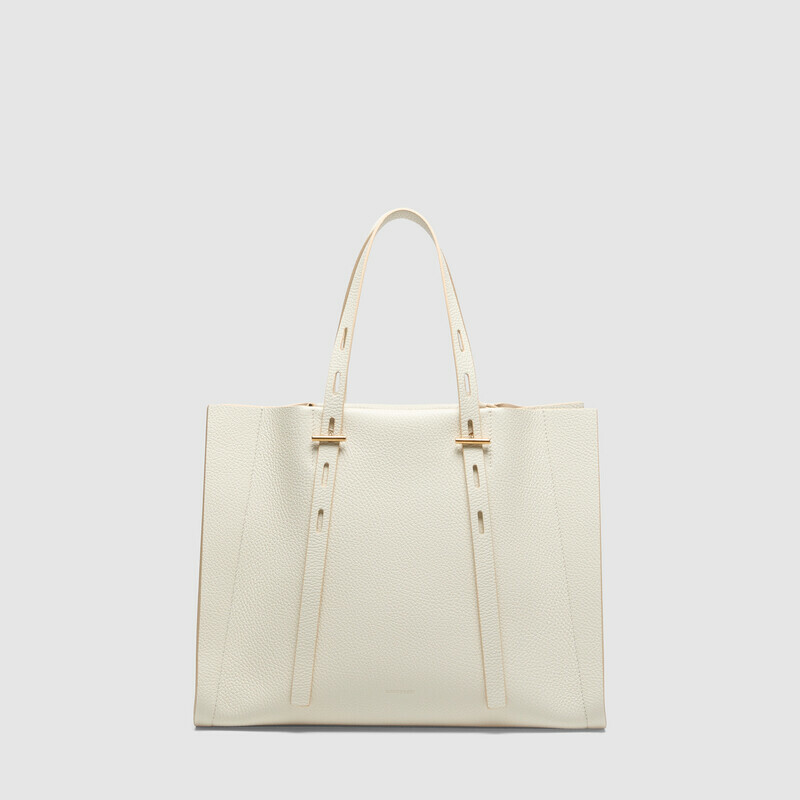 MINOBOSSI Borse PAULETTE IN VITELLO GRANATO   latte