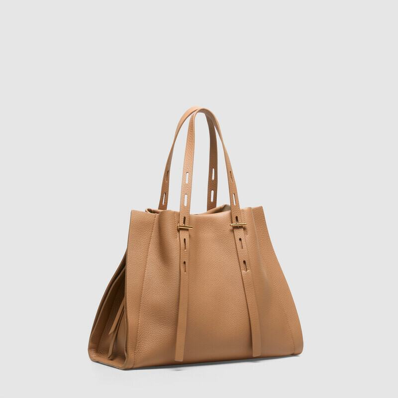 MINOBOSSI Borse PAULETTE IN VITELLO GRANATO   rose gold