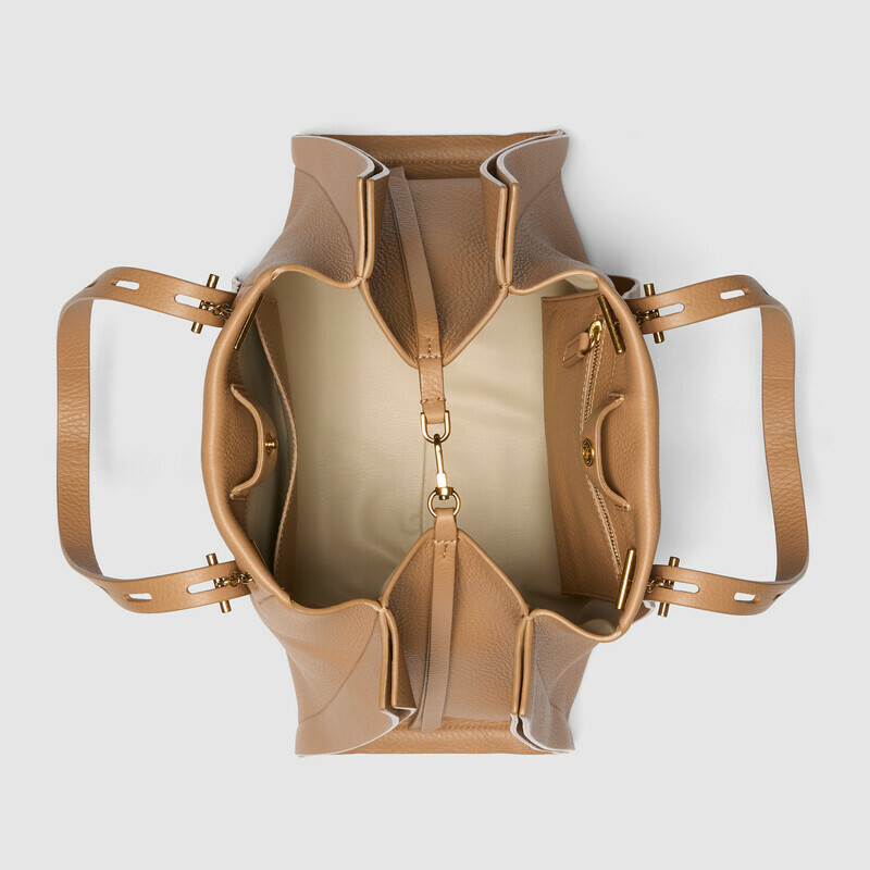 MINOBOSSI Borse PAULETTE IN VITELLO GRANATO   rose gold