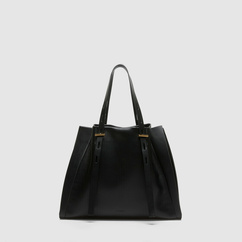 MINOBOSSI Borse PAULETTE IN VITELLO LISCIO   nero