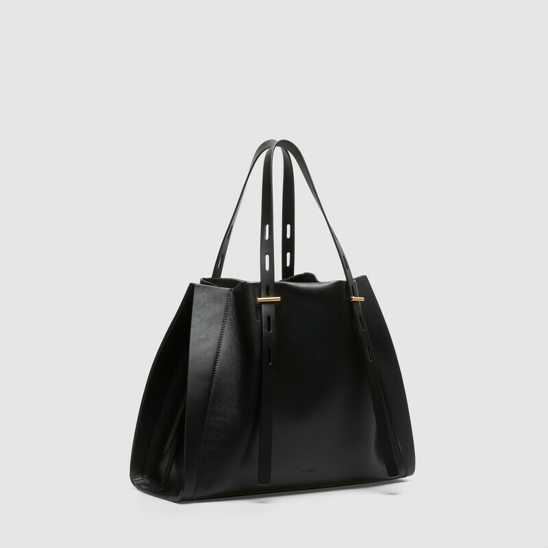 MINOBOSSI Borse PAULETTE IN VITELLO LISCIO   nero