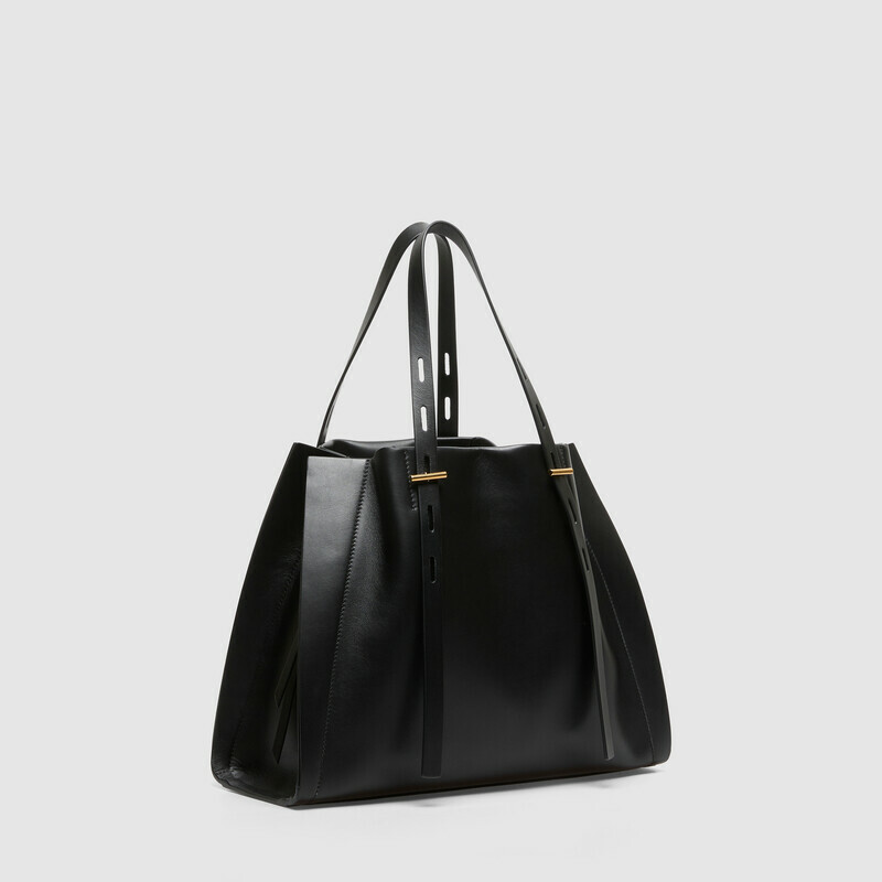 MINOBOSSI Borse PAULETTE IN VITELLO LISCIO   nero