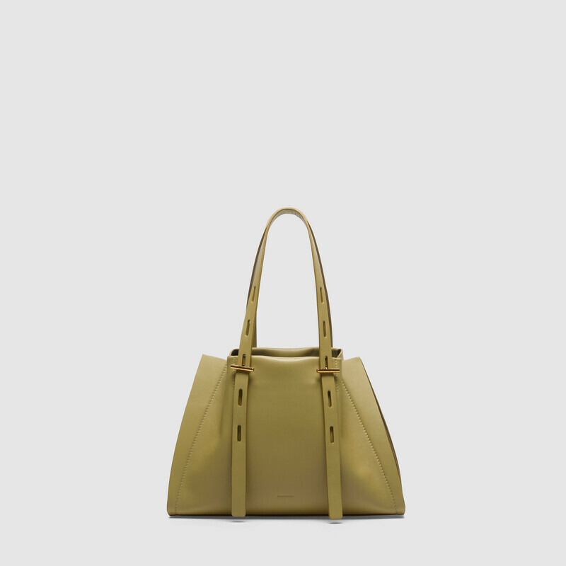 MINOBOSSI Borse Paulina in vitello liscio   verde malva