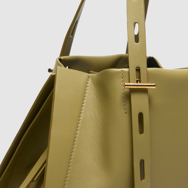 MINOBOSSI Borse Paulina in vitello liscio   verde malva