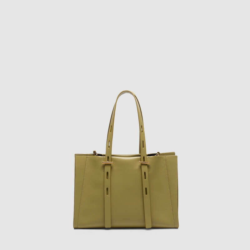 MINOBOSSI Borse Paulina in vitello liscio   verde malva