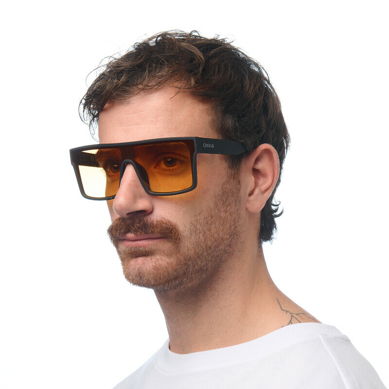OKKIA Sun Tokyo   Black (yellow lenses)