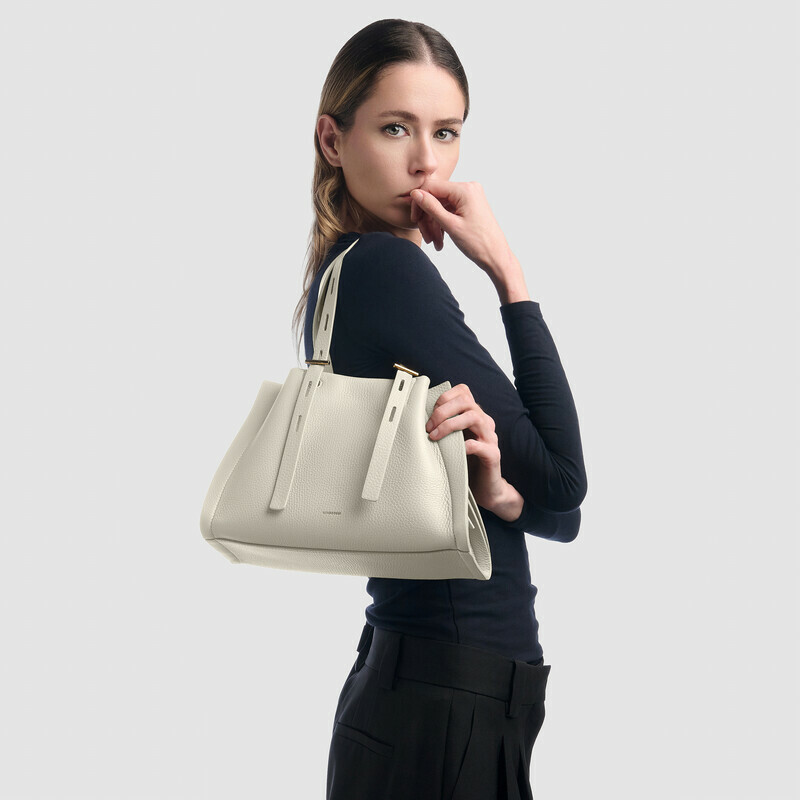 MINOBOSSI Borse PAULINA IN VITELLO GRANATO   latte