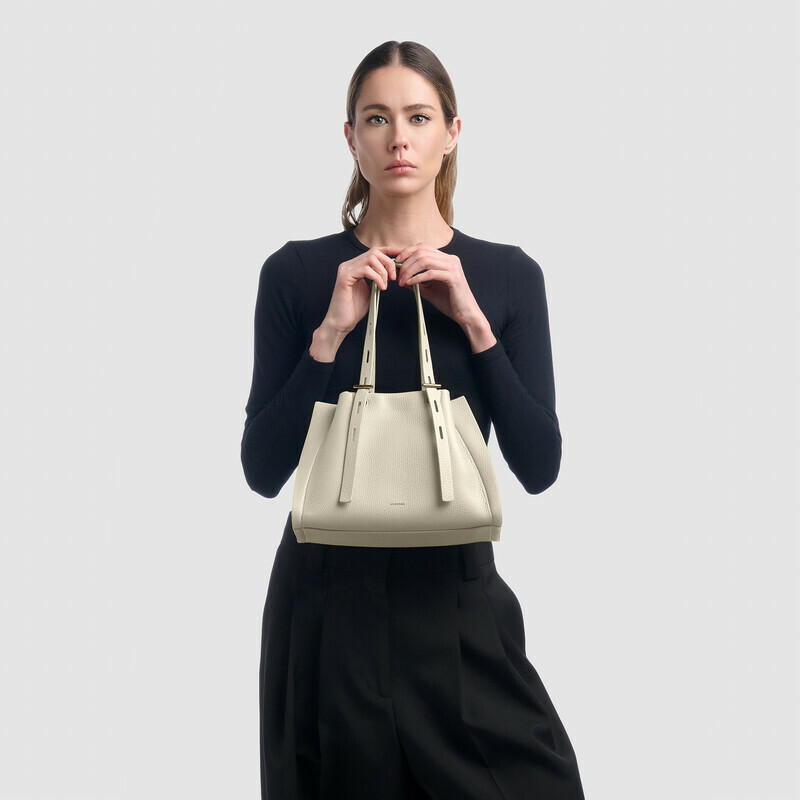 MINOBOSSI Borse PAULINA IN VITELLO GRANATO   latte