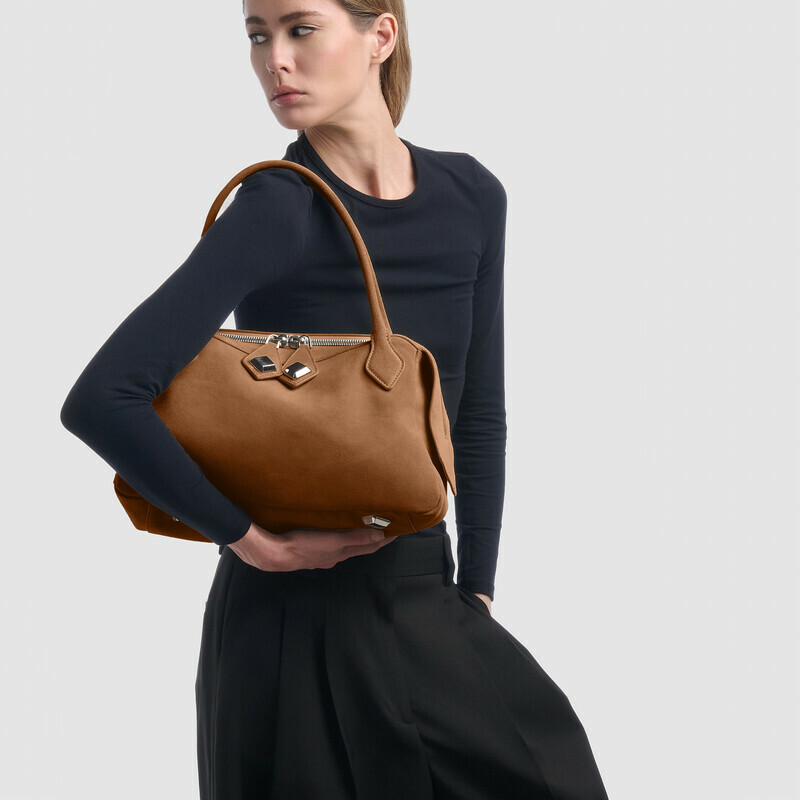 MINOBOSSI Bags ADELE IN SUEDE   rose gold