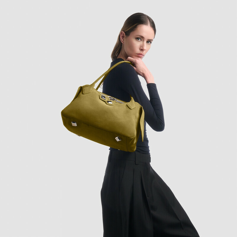 MINOBOSSI Bags ADELE IN SUEDE   mauve green