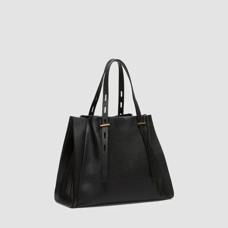 MINOBOSSI Borse PAULETTE IN VITELLO GRANATO   nero