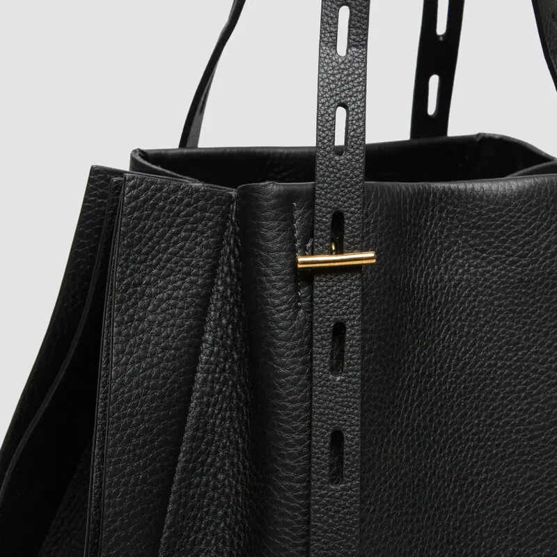 MINOBOSSI Borse PAULETTE IN VITELLO GRANATO   nero