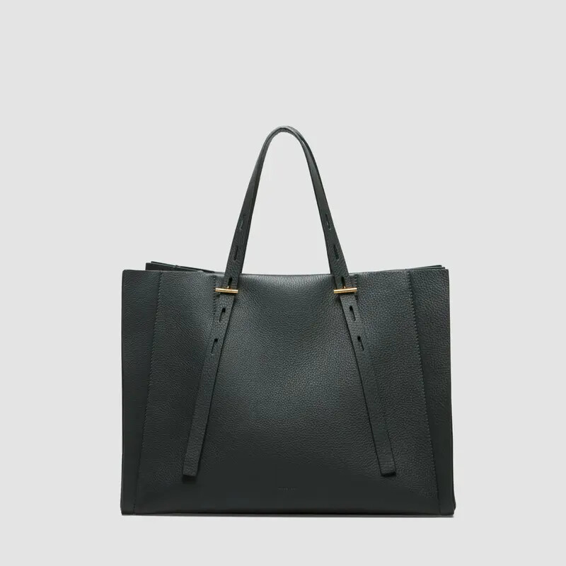 MINOBOSSI Borse PAULA IN VITELLO GRANATO   nero