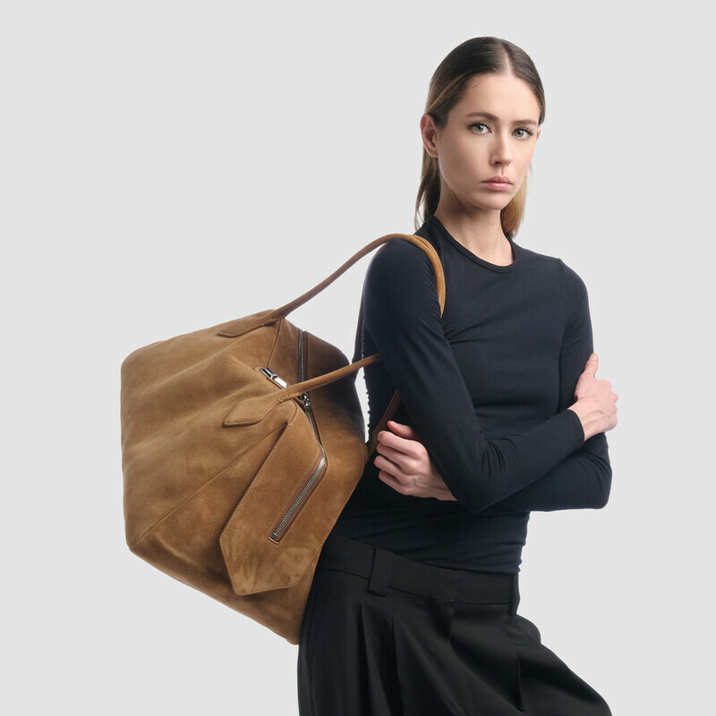 MINOBOSSI Borse ABIGAIL IN SUEDE   rose gold