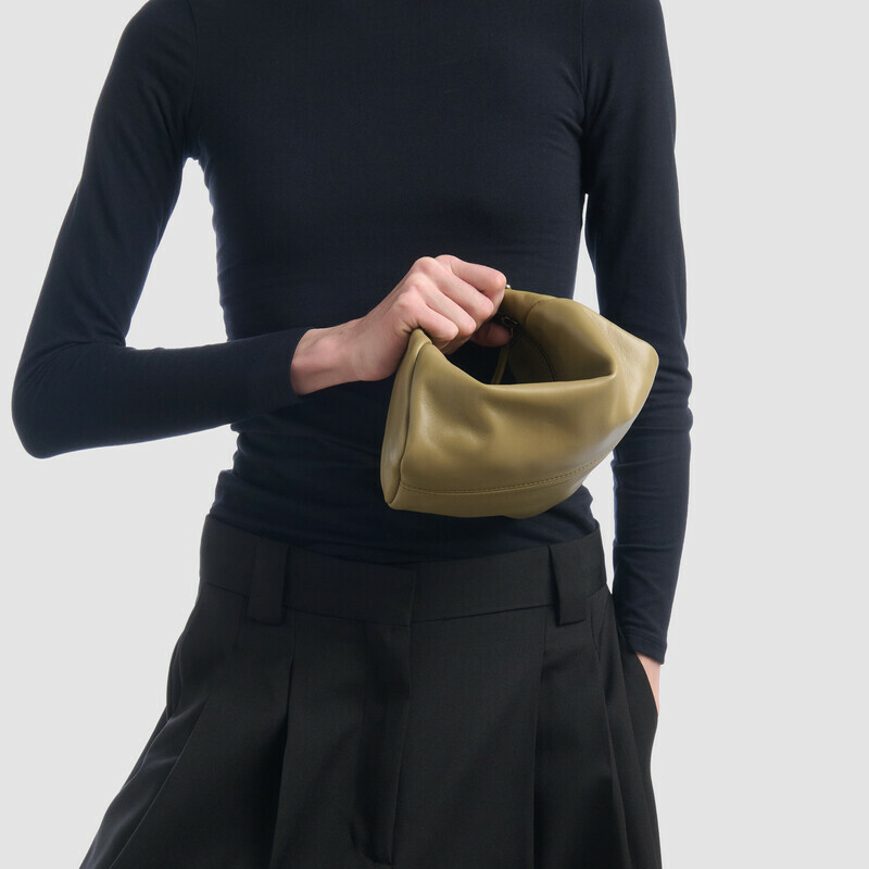 MINOBOSSI Borse JOY IN NAPPA   verde malva