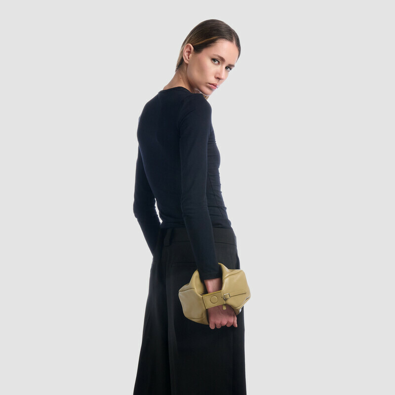 MINOBOSSI Borse JOY IN NAPPA   verde malva