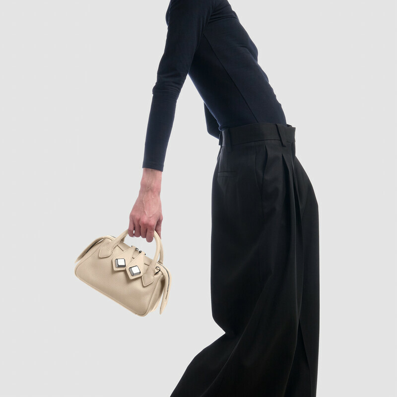 MINOBOSSI Borse ALICE IN GRANATO   latte