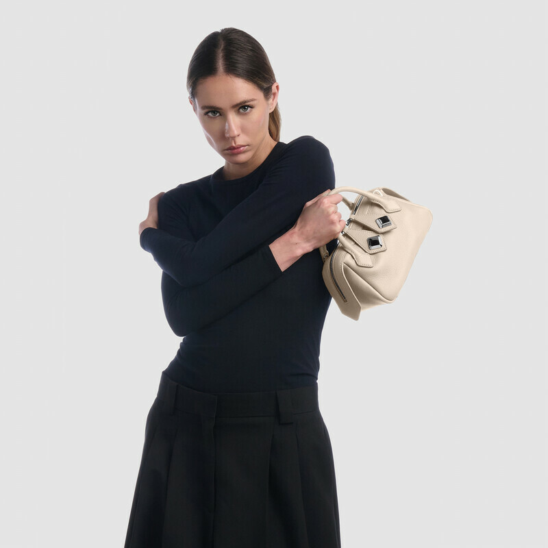 MINOBOSSI Borse ALICE IN GRANATO   latte