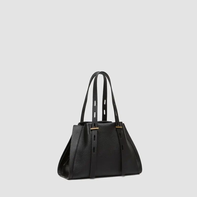 MINOBOSSI Borse PAULINA IN VITELLO GRANATO   nero