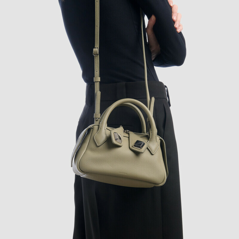 MINOBOSSI Borse ALICE IN GRANATO   verde malva