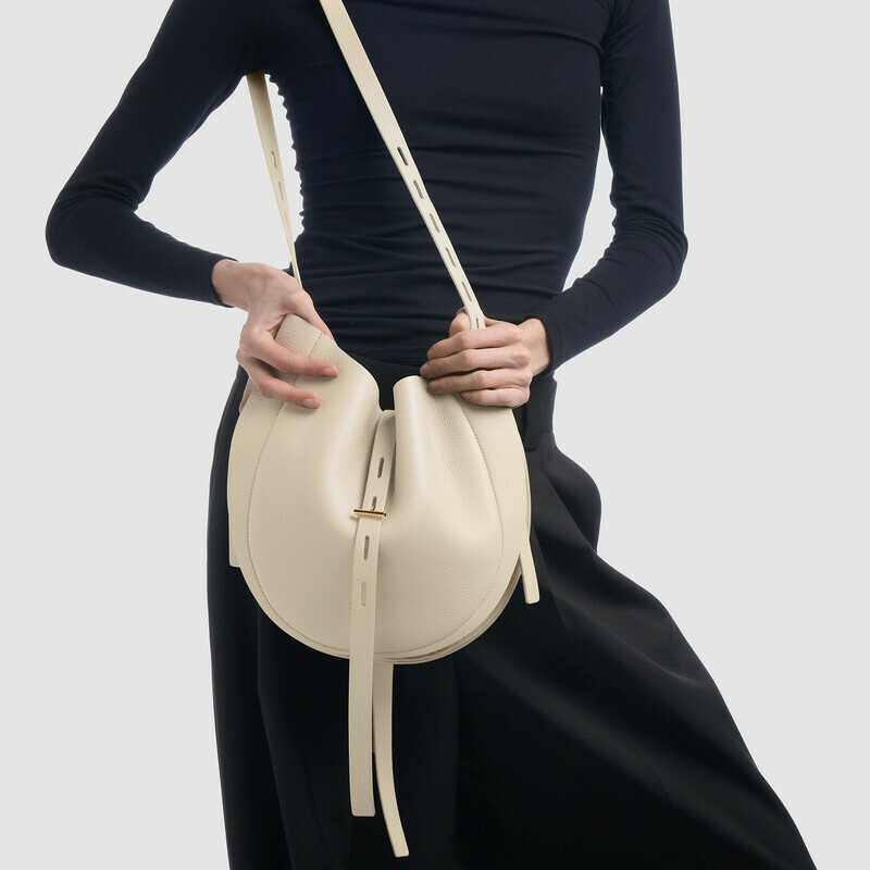 MINOBOSSI Borse LIZZIE IN VITELLO GRANATO   latte