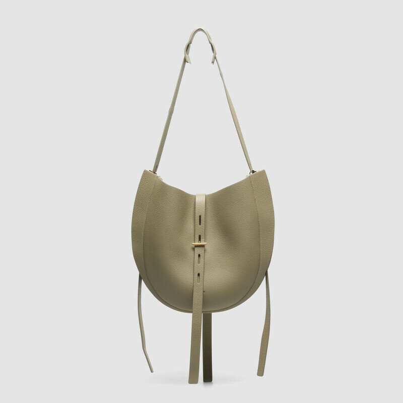 MINOBOSSI Borse LIZZIE IN VITELLO GRANATO   verde malva