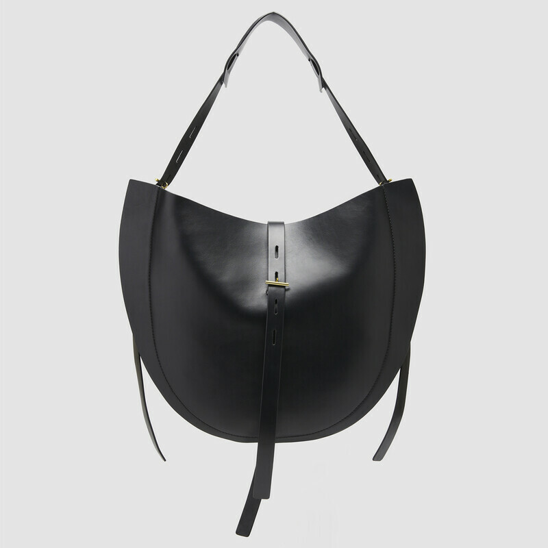 MINOBOSSI Borse Liz in vitello liscio   nero