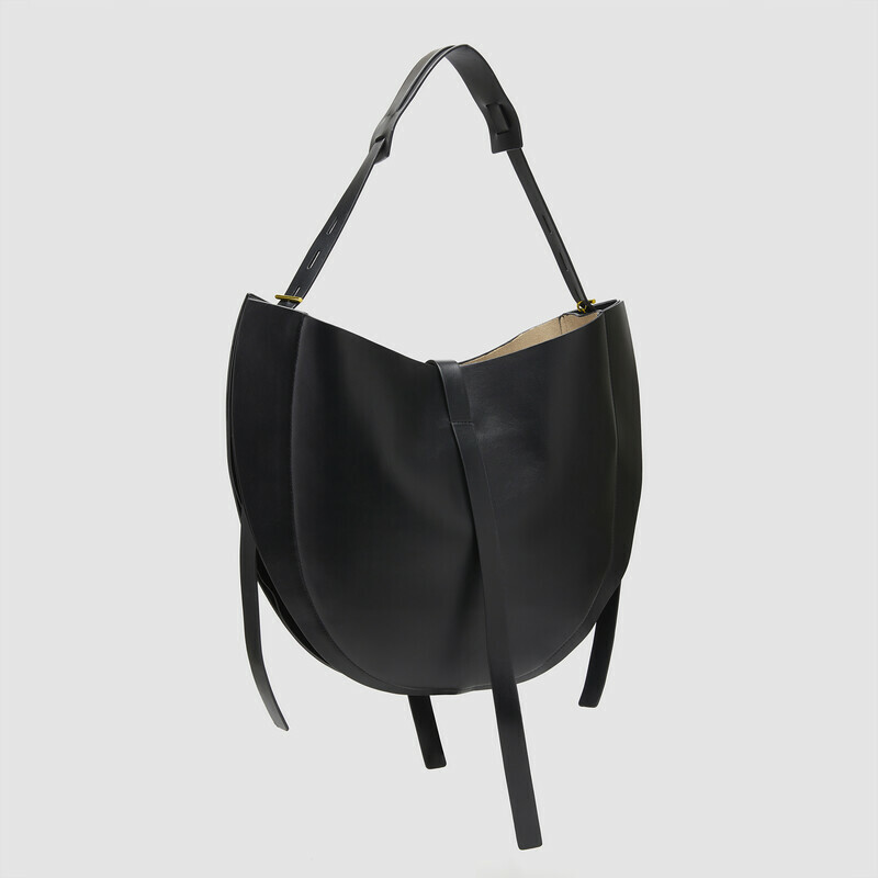 MINOBOSSI Borse Liz in vitello liscio   nero