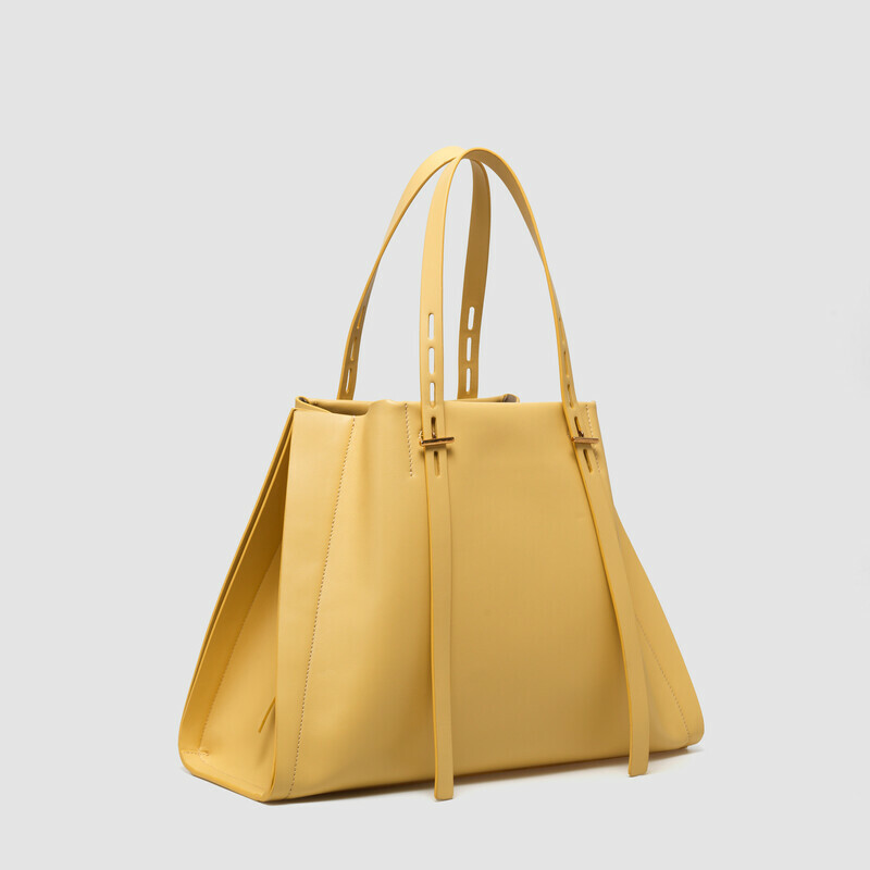 MINOBOSSI Borse PAULA IN VITELLO LISCIO   banana