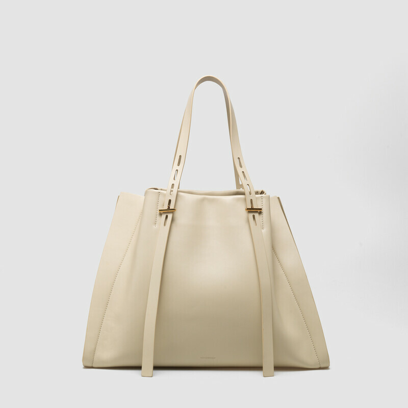 MINOBOSSI Borse PAULA IN VITELLO LISCIO   latte